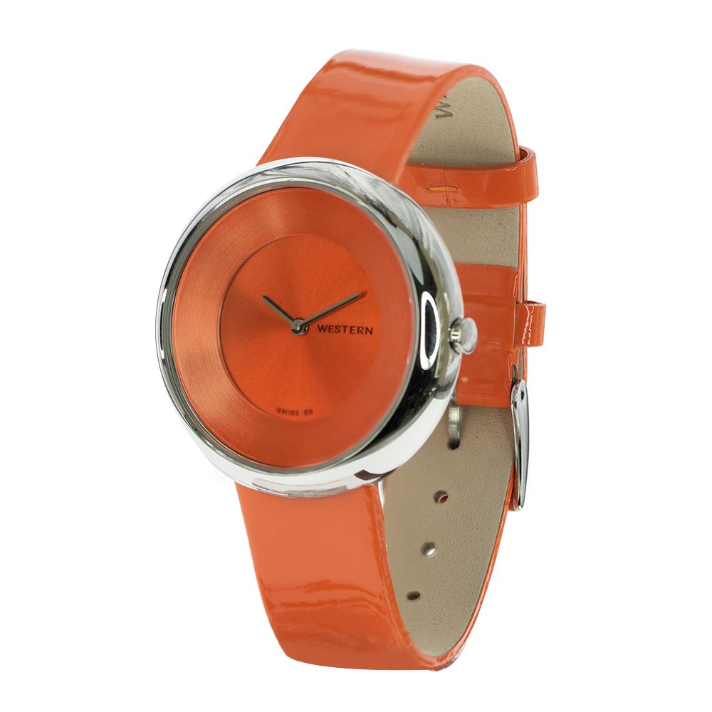 Ladies’ Strap Watch with Orange Strap & Dial | Stylish & Trendy Women’s Watch”