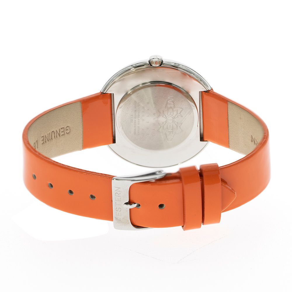 Ladies’ Strap Watch with Orange Strap & Dial | Stylish & Trendy Women’s Watch”