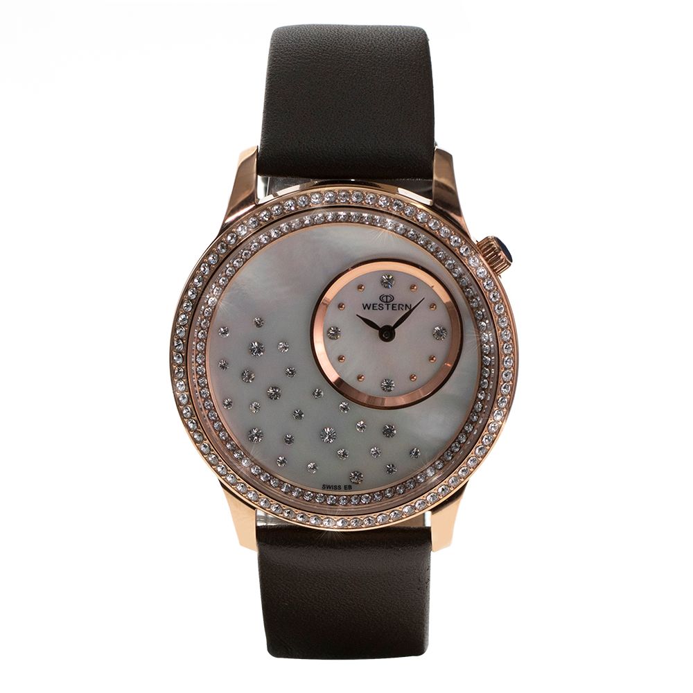 Quartz Analogue Leather Strap Ladies Watch