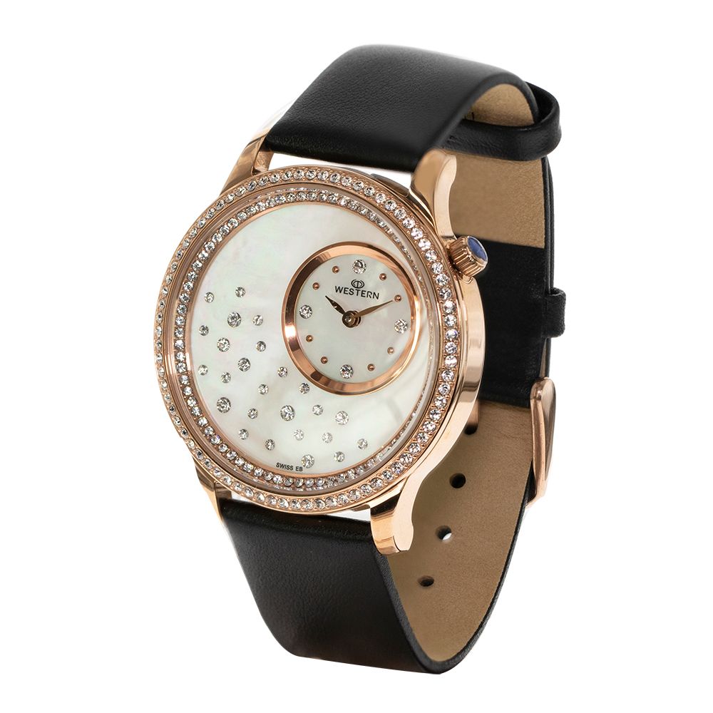 Quartz Analogue Leather Strap Ladies Watch