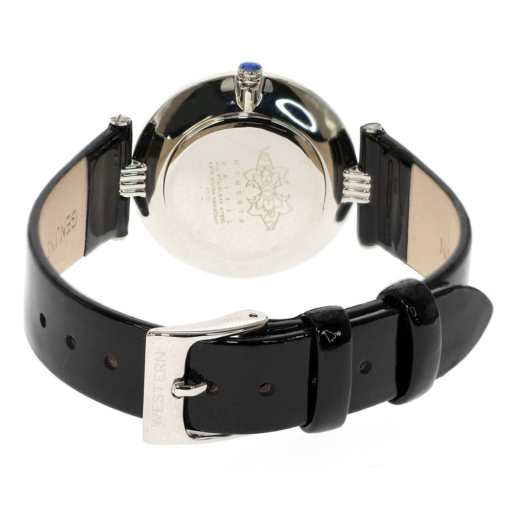 Luxurious Ladies' Strap Watch with Stone Accents