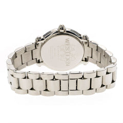 Elegant Women's Quartz Analogue Watch with Silver Dial & Bracelet