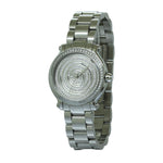 Women's quartz analogue watch with silver dial and bracelet