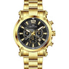 Men's Quartz Analogue Stainless-Steel Bracelet Chronograph Watch