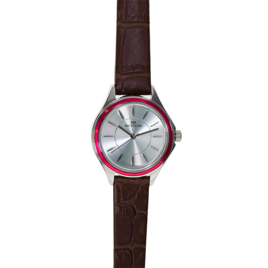 Quartz Analogue Leather Strap Ladies Watch